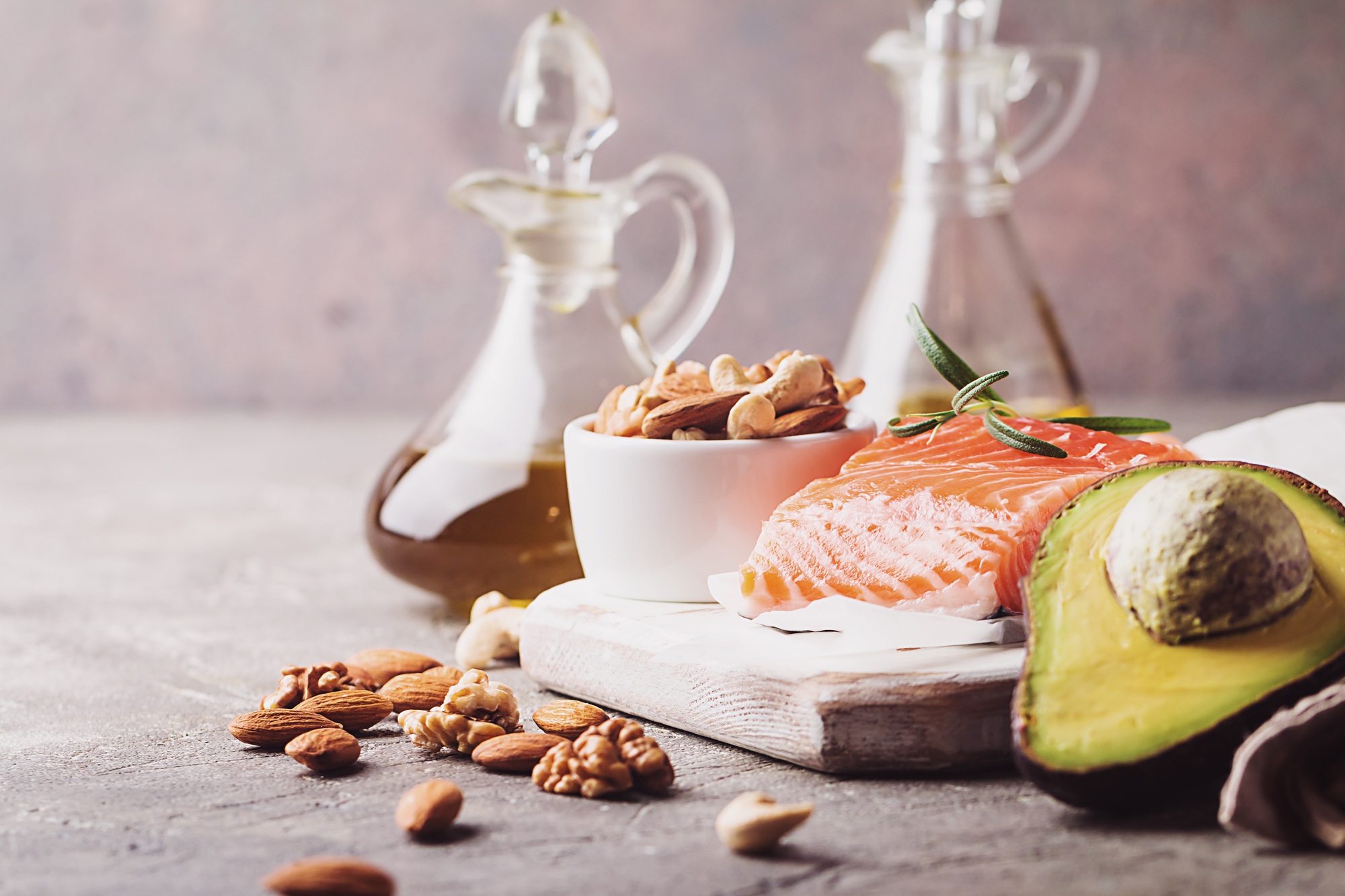 Healthy fats in nutrition.